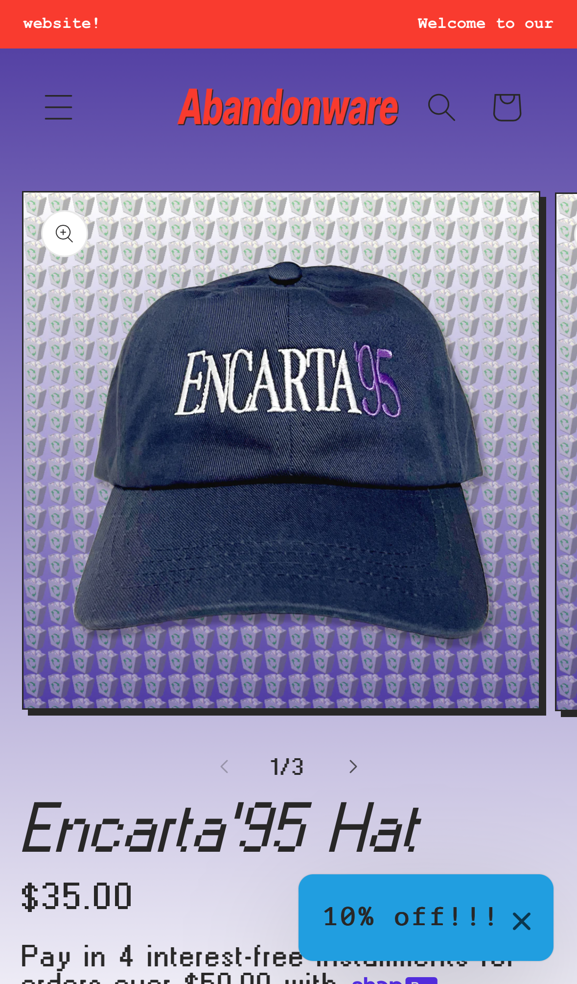 Encarta 95 Hat